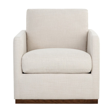   Modern European furniture - Track-Armed Swivel Lounge Chair - www.oroa.com | Oroa.com