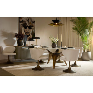   Modern European furniture - Pedestal Swivel Dining Chair - www.oroa.com | Oroa.com