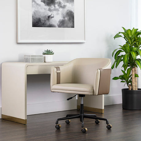   Modern European furniture - Two-Toned Leather Office Chair - www.oroa.com | Oroa.com
