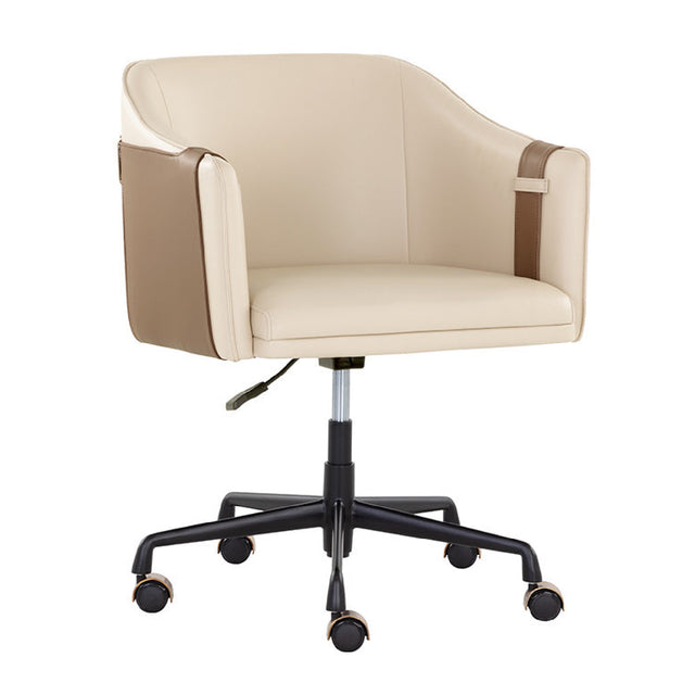 Modern European furniture - Two-Toned Leather Office Chair - www.oroa.com