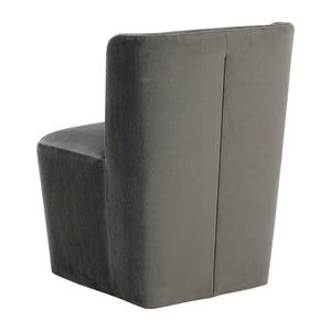   Modern European furniture - Upholstered Wheel Dining Chair - www.oroa.com | Oroa.com
