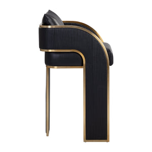   Modern European furniture - 3-Legged Leather Bar Stool - www.oroa.com | Oroa.com