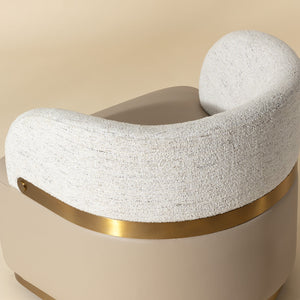   Modern European furniture - Leather Seat Swivel Lounge Chair - www.oroa.com | Oroa.com