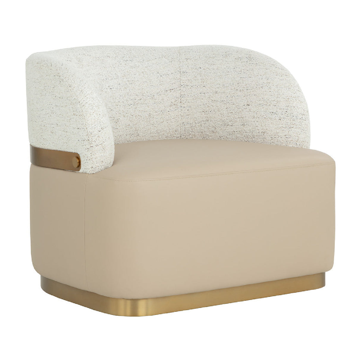   Modern European furniture - Leather Seat Swivel Lounge Chair - www.oroa.com | Oroa.com