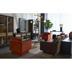   Modern European furniture - Retro Style Fabric Sofa - www.oroa.com | Oroa.com