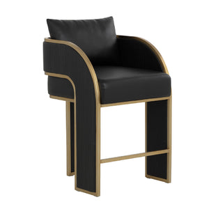  Modern European furniture - 3-Legged Leather Counter Stool - www.oroa.com | Oroa.com