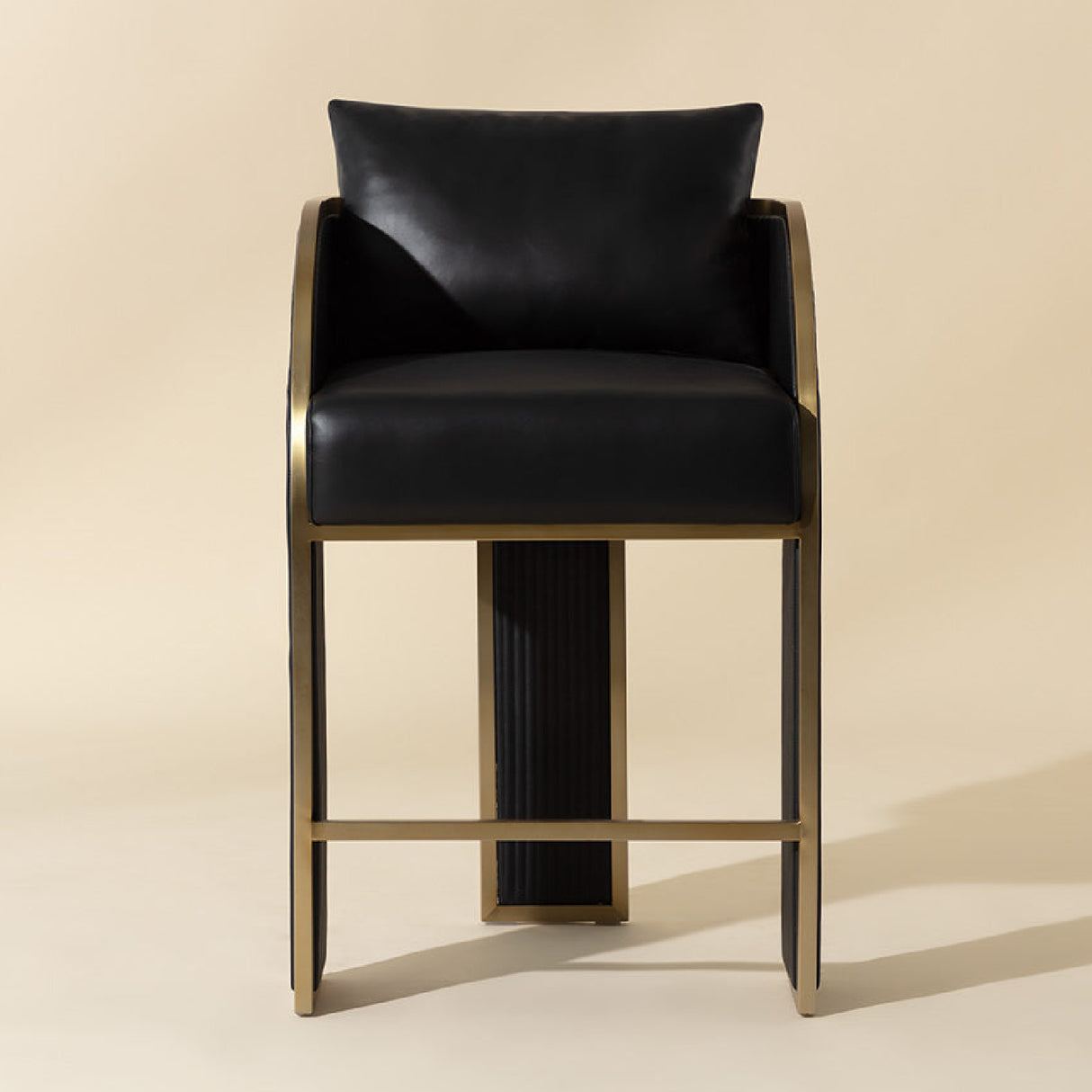   Modern European furniture - 3-Legged Leather Counter Stool - www.oroa.com | Oroa.com
