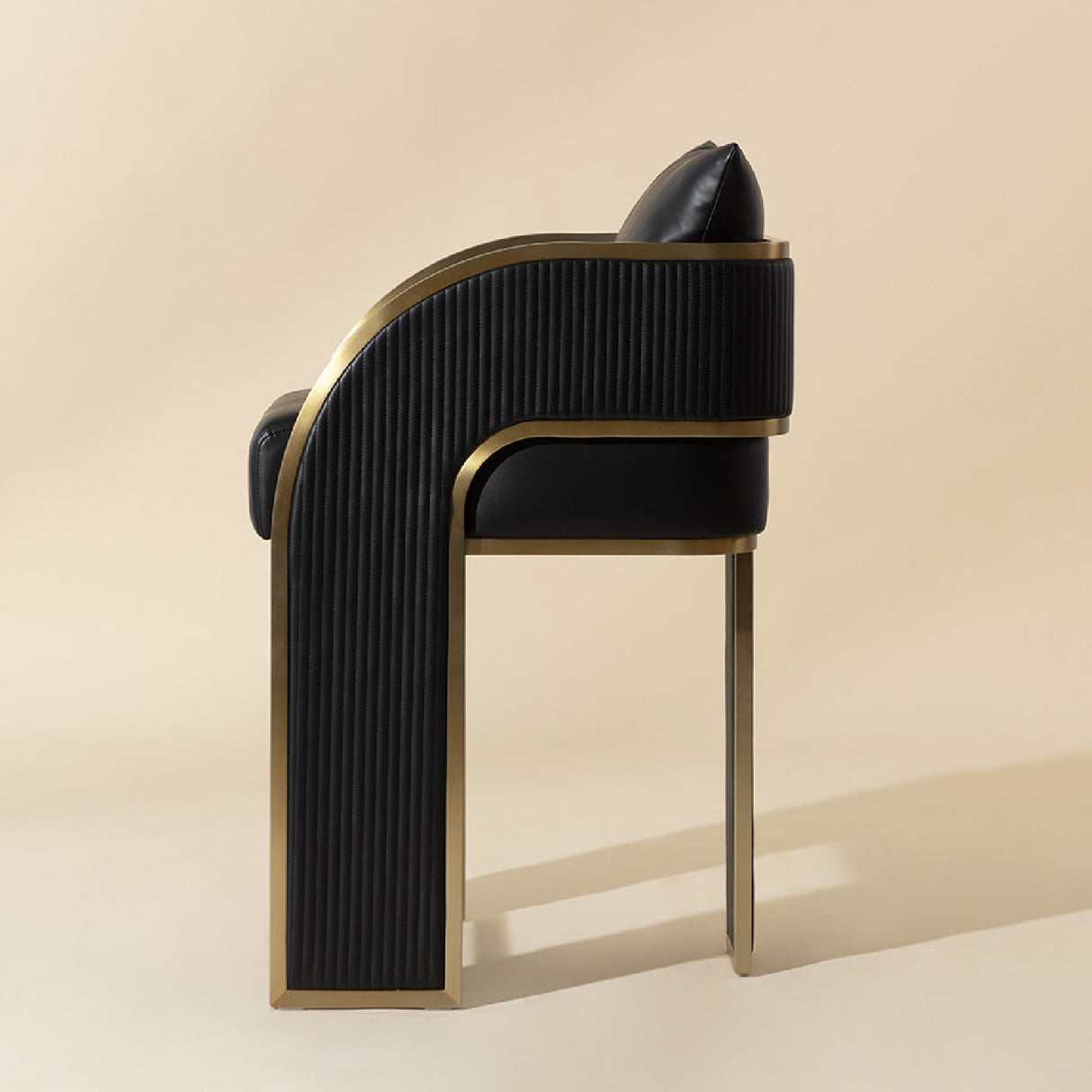   Modern European furniture - 3-Legged Leather Counter Stool - www.oroa.com | Oroa.com