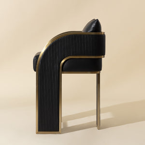   Modern European furniture - 3-Legged Leather Counter Stool - www.oroa.com | Oroa.com