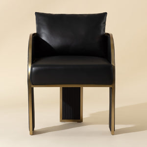   Modern European furniture - 3-Legged Leather Dining Chair - www.oroa.com | Oroa.com