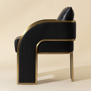   Modern European furniture - 3-Legged Leather Dining Chair - www.oroa.com | Oroa.com