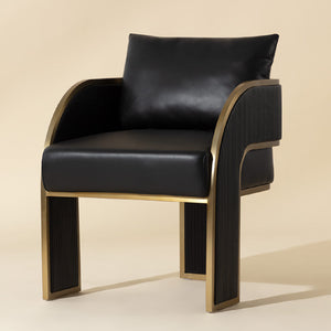   Modern European furniture - 3-Legged Leather Dining Chair - www.oroa.com | Oroa.com