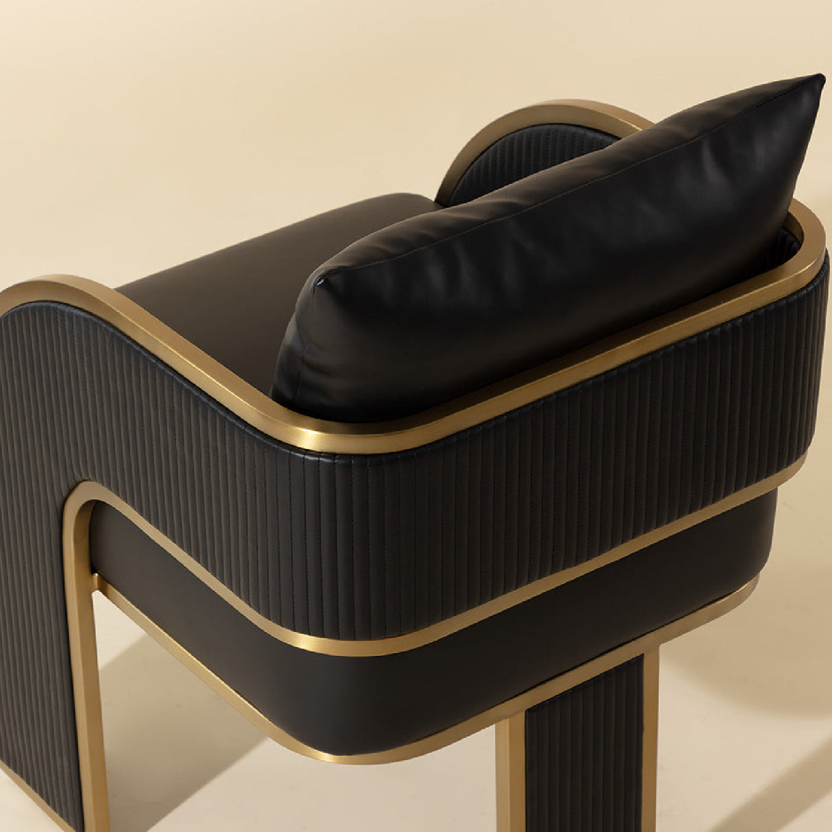   Modern European furniture - 3-Legged Leather Dining Chair - www.oroa.com | Oroa.com