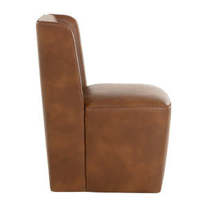   Modern European furniture - Upholstered Wheel Dining Chair - www.oroa.com | Oroa.com