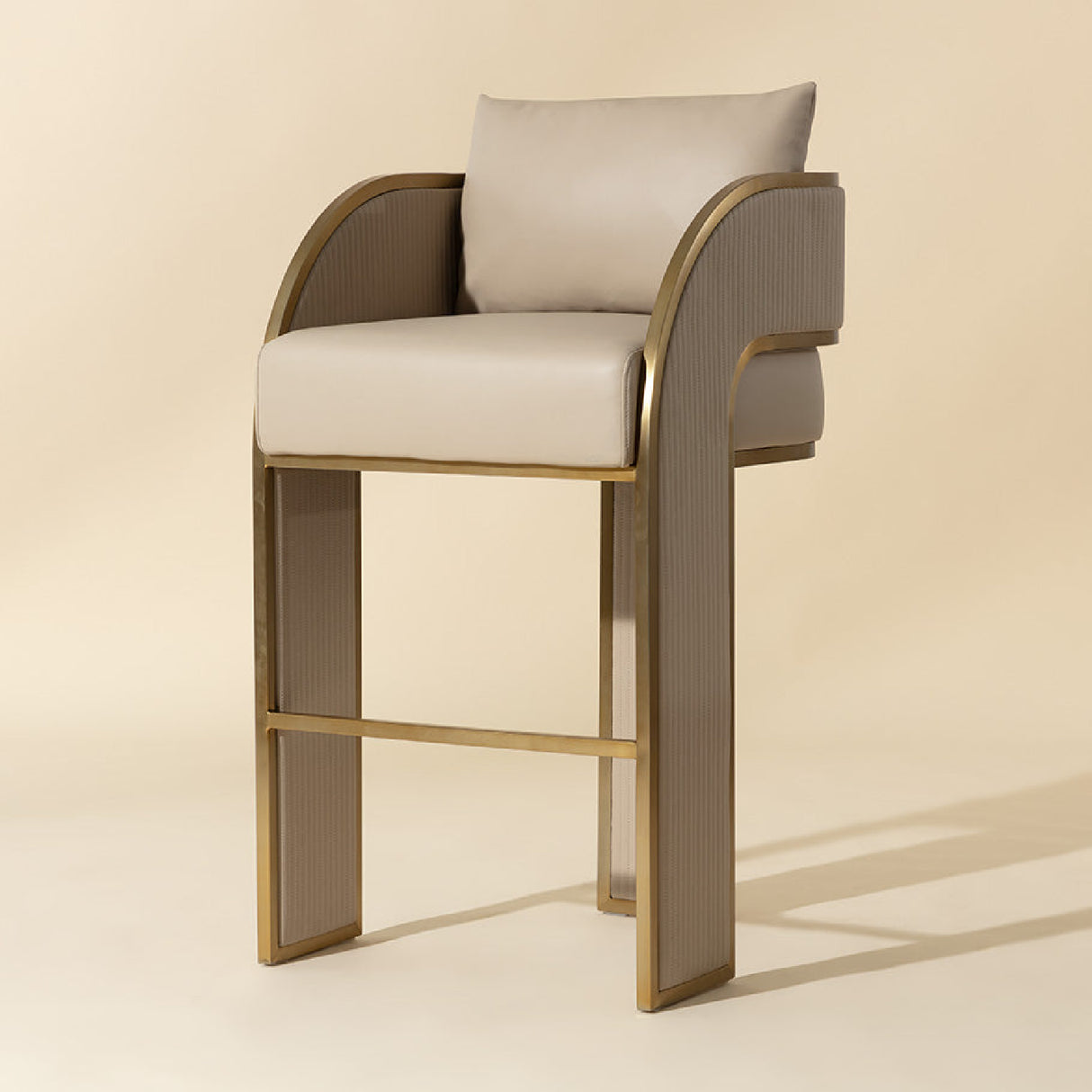   Modern European furniture - 3-Legged Leather Bar Stool - www.oroa.com | Oroa.com