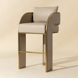   Modern European furniture - 3-Legged Leather Bar Stool - www.oroa.com | Oroa.com