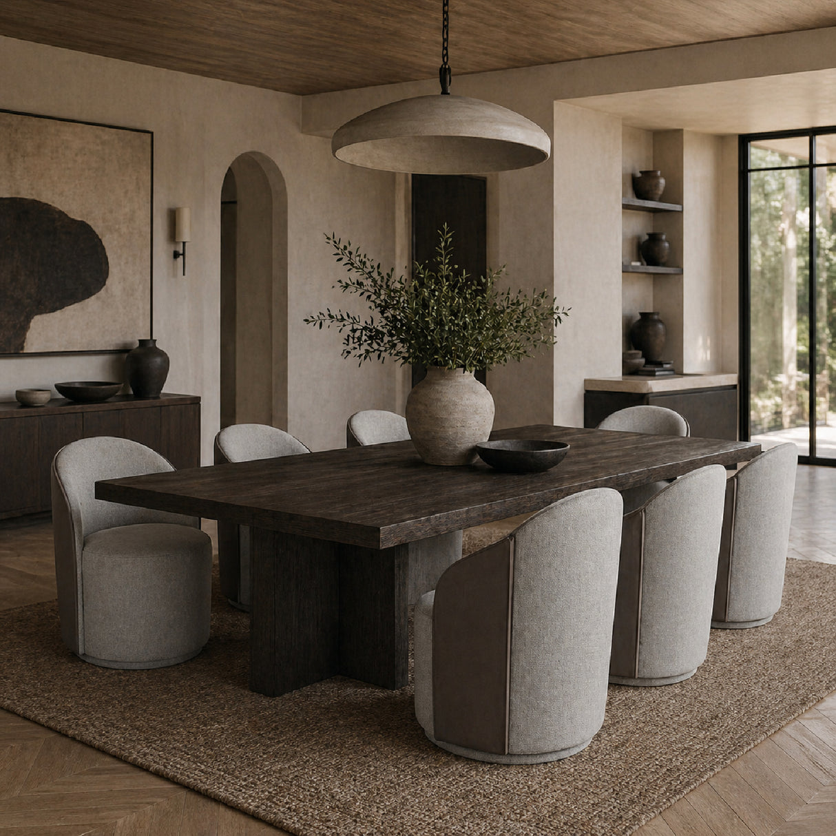   Fabric Swivel Dining Chair | Oroa.com