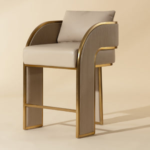   Modern European furniture - 3-Legged Leather Counter Stool - www.oroa.com | Oroa.com