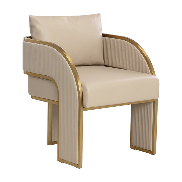 Modern European furniture - 3-Legged Leather Dining Chair - www.oroa.com