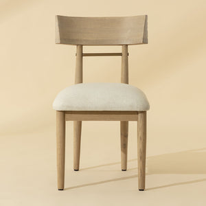   Modern European furniture - Light Oak Dining Chairs (2) - www.oroa.com | Oroa.com