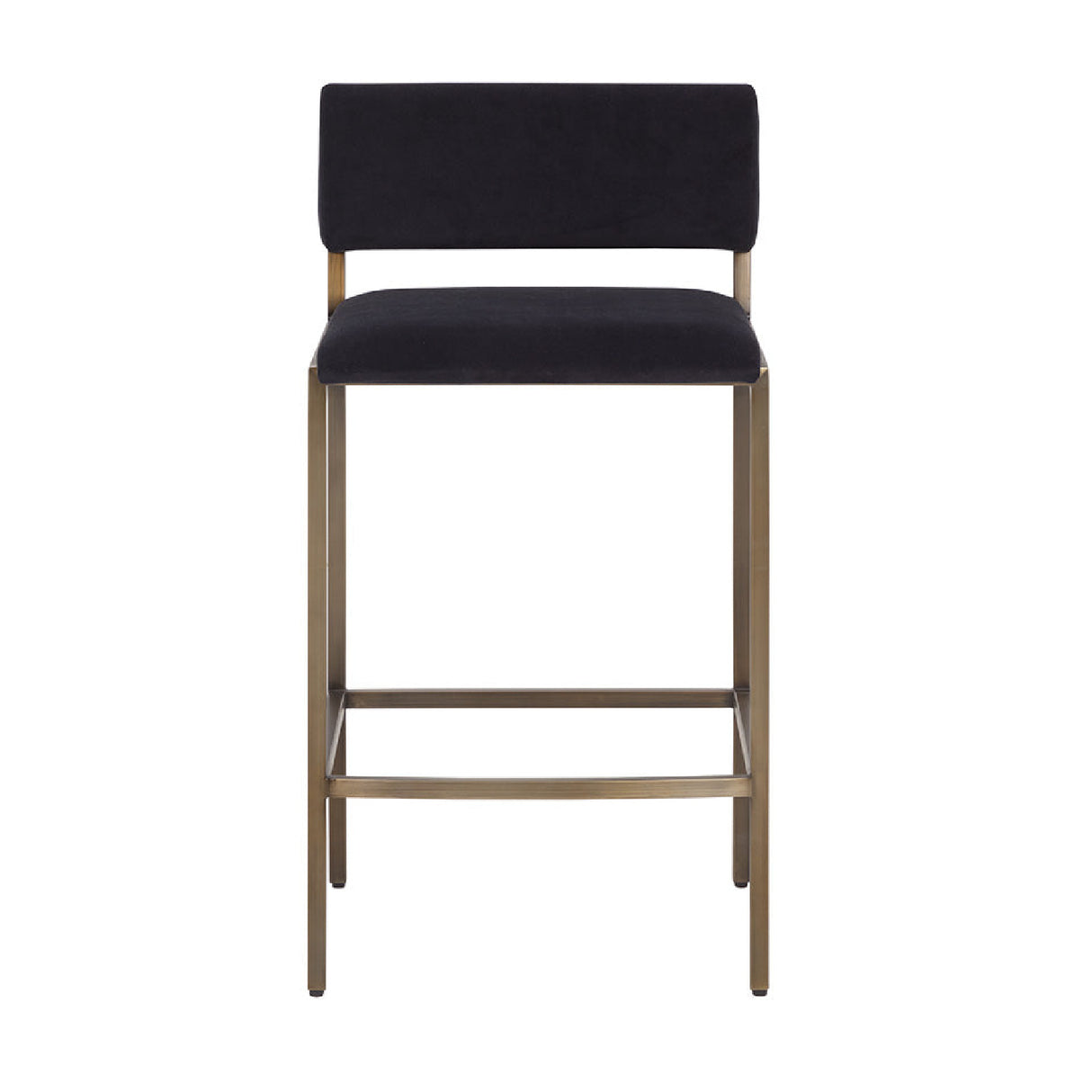  Modern European furniture - Black Fabric Counter Stool - www.oroa.com | Oroa.com
