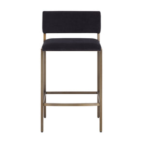   Modern European furniture - Black Fabric Counter Stool - www.oroa.com | Oroa.com