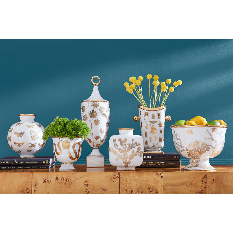 Porcelain Snake & Apple Bowl | Jonathan Adler Botanist | Oroa.com