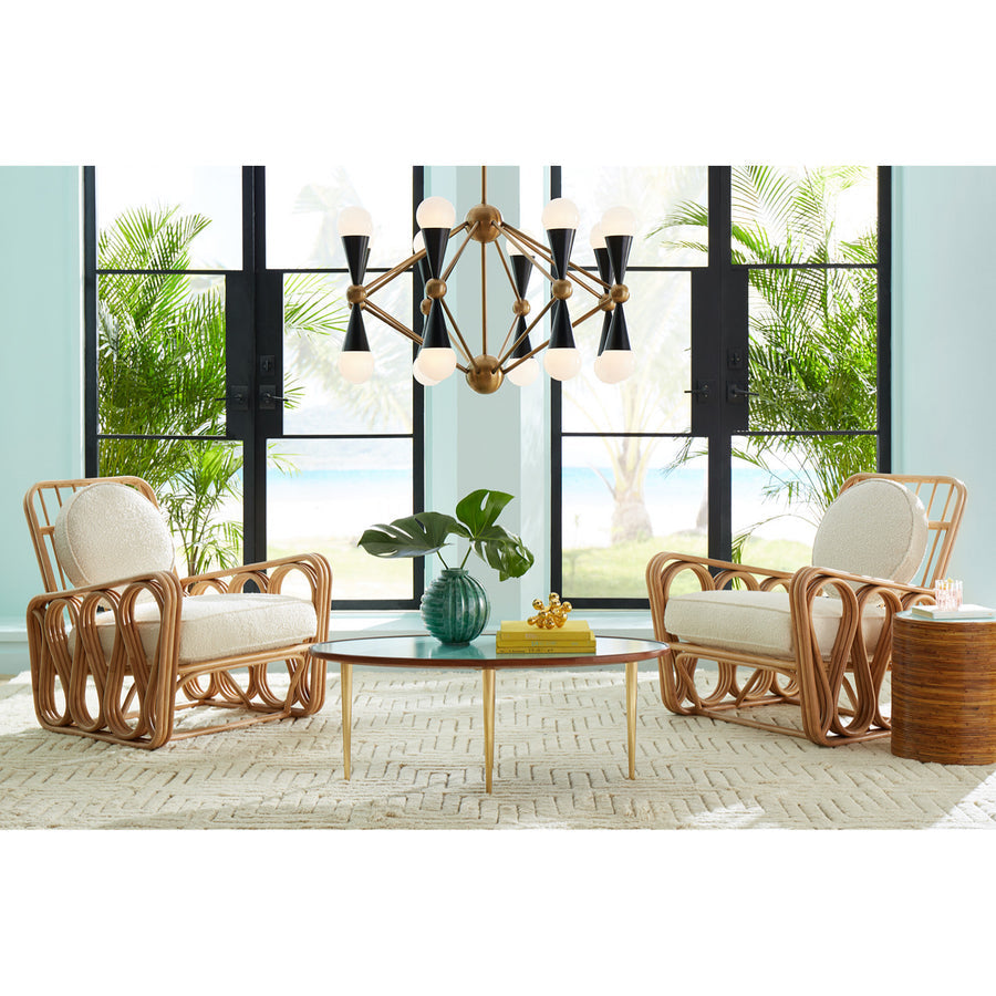 Antique Brass 16-Light Chandelier | Jonathan Adler Caracas | Oroa.com