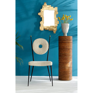 Solid Brass Sheets Accent Mirror | Jonathan Adler Puzzle | Oroa.com