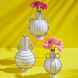 Matte White Porcelain Vase L | Jonathan Adler Venezia | Oroa.com