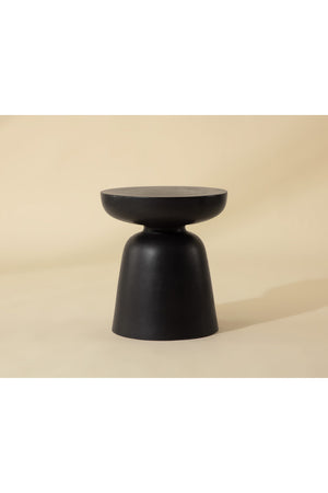   Modern European furniture - Black Indoor/Outdoor End Table - www.oroa.com | Oroa.com
