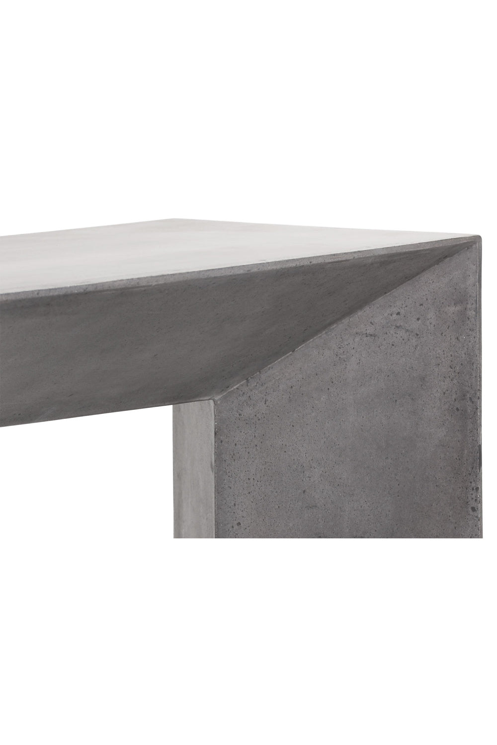   Modern European furniture - Gray Concrete Indoor/Outdoor Console Table - www.oroa.com | Oroa.com