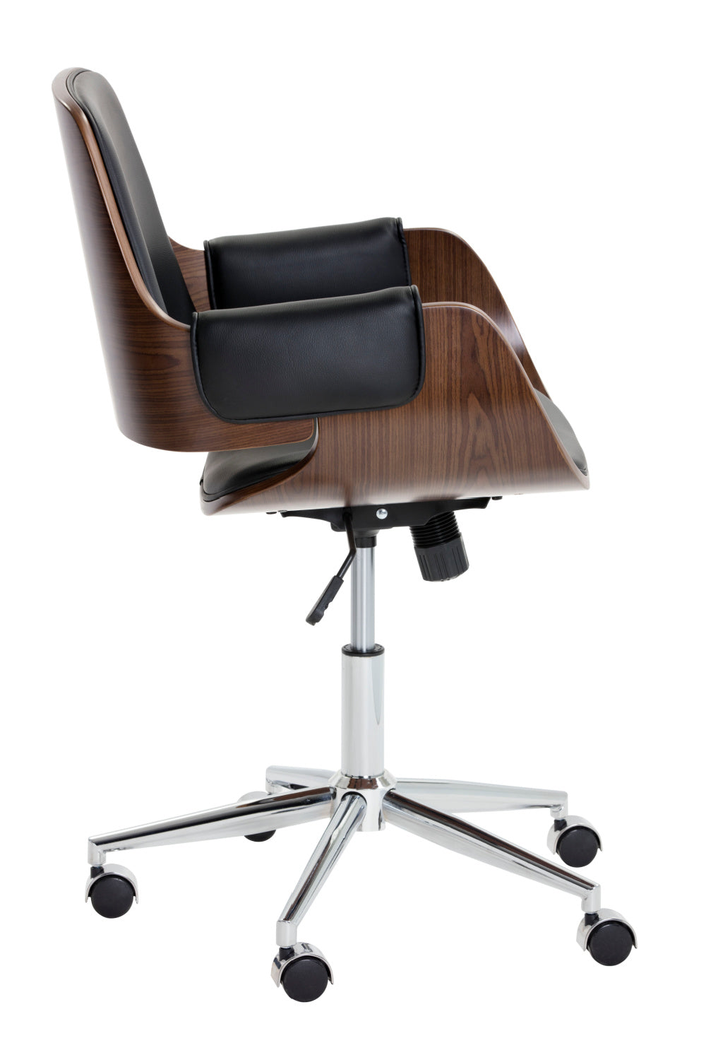 Modern European furniture - Wood and Black Office Chair - www.oroa.com