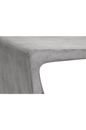   Modern European furniture - Gray Asymmetrical Indoor/Outdoor End Table - www.oroa.com | Oroa.com