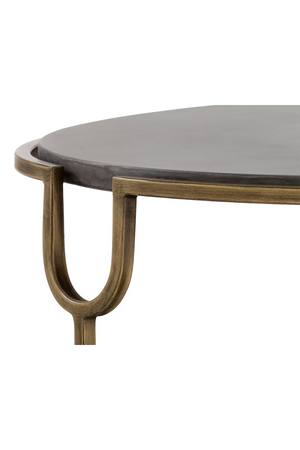   Modern European furniture - Modern Concrete Oval Coffee Table - www.oroa.com | Oroa.com