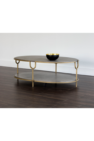   Modern European furniture - Modern Concrete Oval Coffee Table - www.oroa.com | Oroa.com