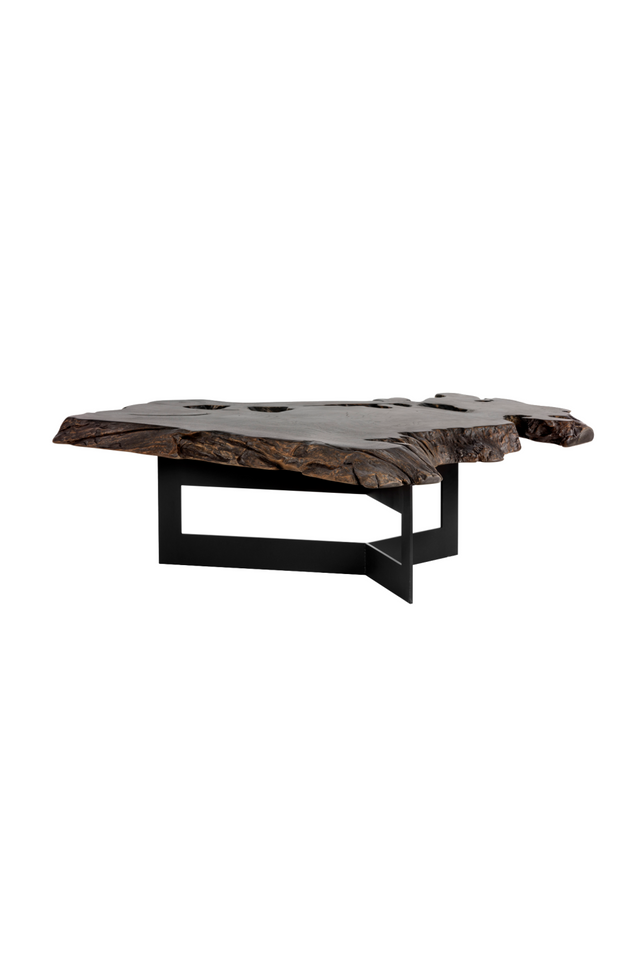 Modern European furniture - Black Teak Root Coffee Table - www.oroa.com
