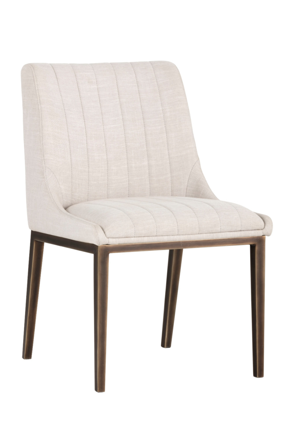   Modern European furniture - Vertical Stitched Dining Chairs (2) - www.oroa.com | Oroa.com