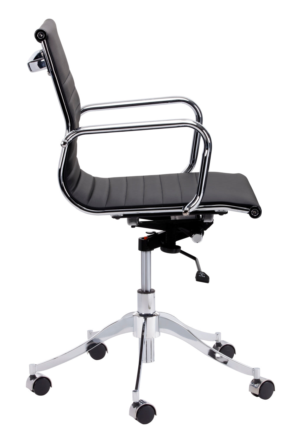 Modern European furniture - Leather Look Swivel Office Chair - www.oroa.com