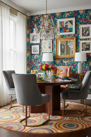   Modern European furniture - Bronze Cantilever Fabric Dining Chairs (2) - www.oroa.com | Oroa.com