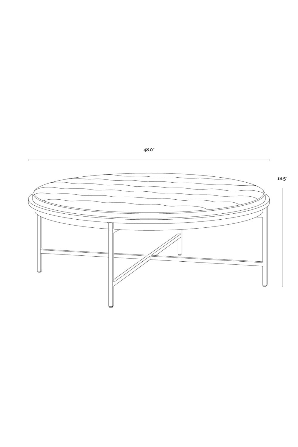 Modern European furniture - Metal Frame Upholstered Ottoman - www.oroa.com