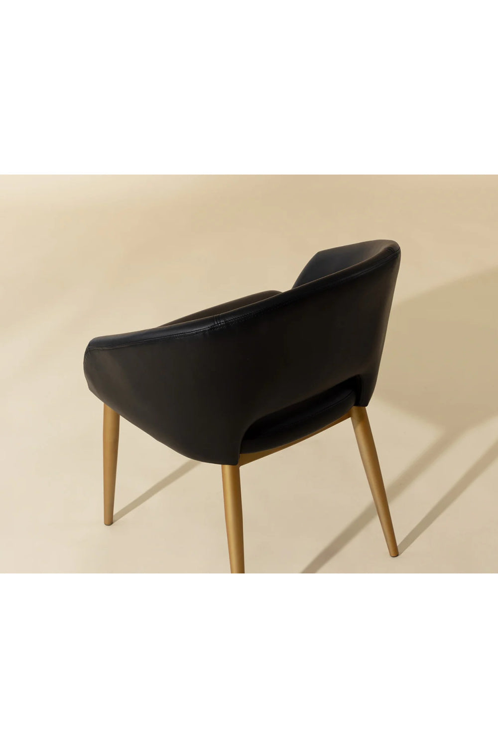 Modern European furniture - Gold Frame Barrel Dining Chair  - www.oroa.com