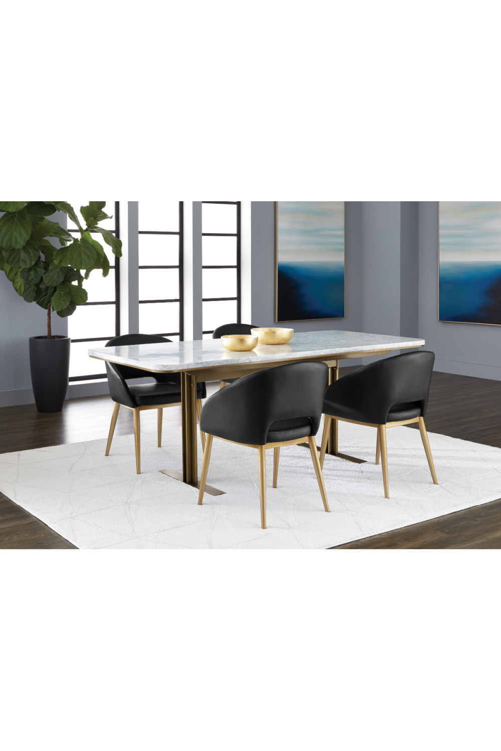 Modern European furniture - Gold Frame Barrel Dining Chair  - www.oroa.com