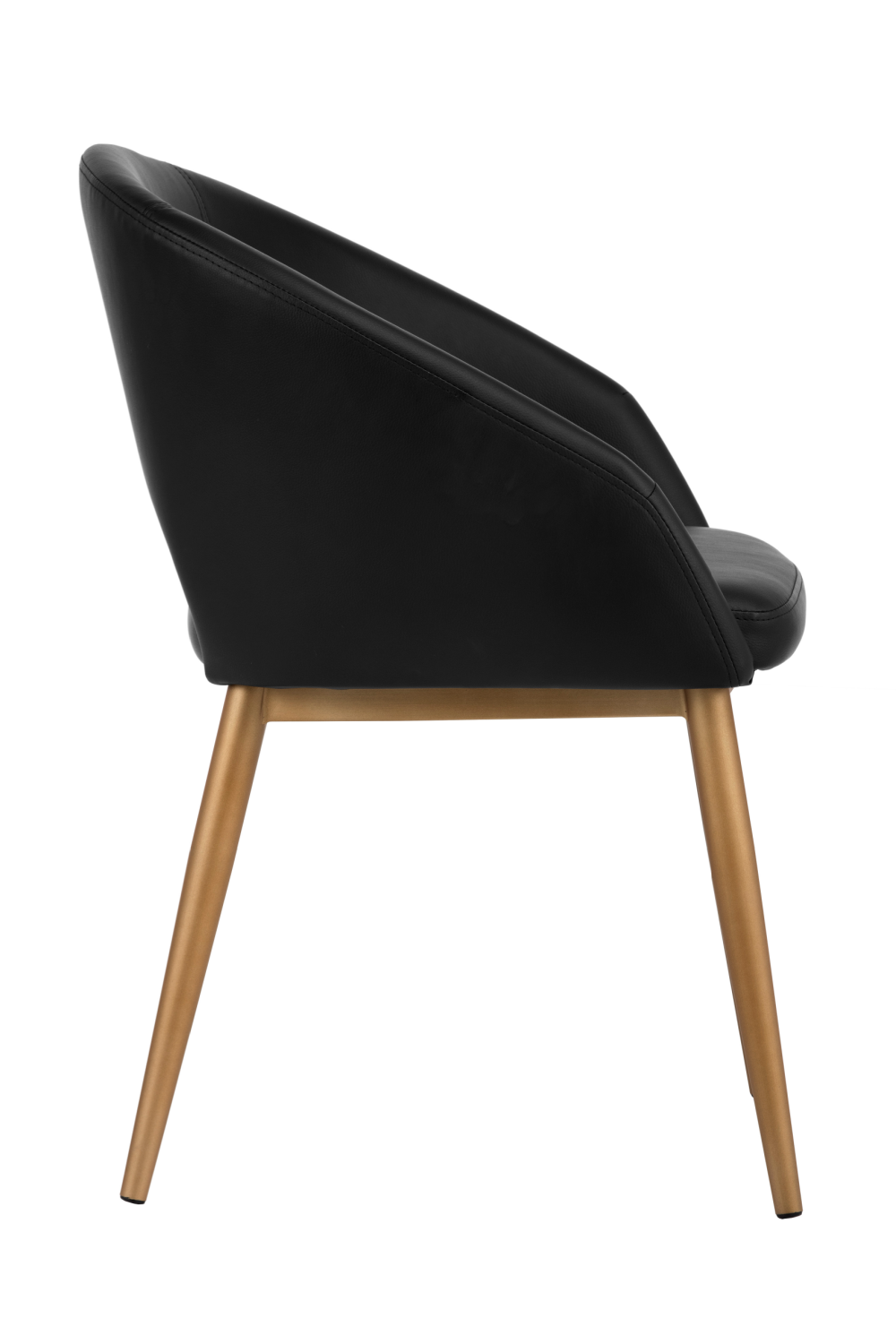 Modern European furniture - Gold Frame Barrel Dining Chair  - www.oroa.com
