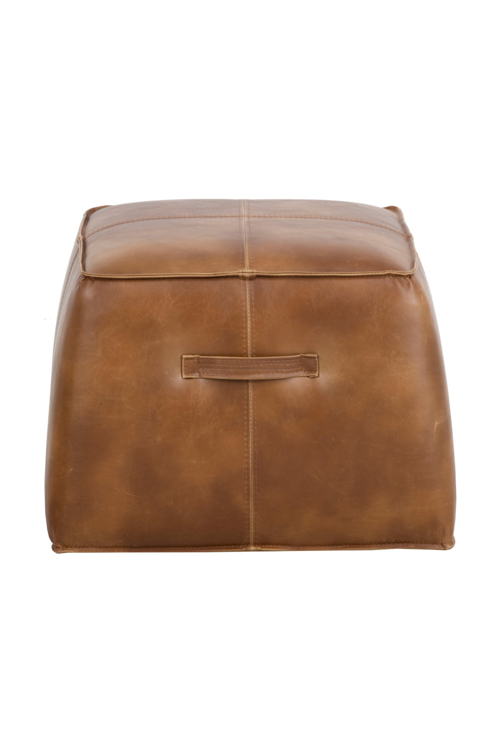 Leather Inspired Cube Ottoman | Splendido Aspen | Oroa.com