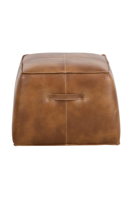 Leather Inspired Cube Ottoman | Splendido Aspen | Oroa.com