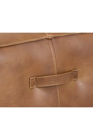 Leather Inspired Cube Ottoman | Splendido Aspen | Oroa.com