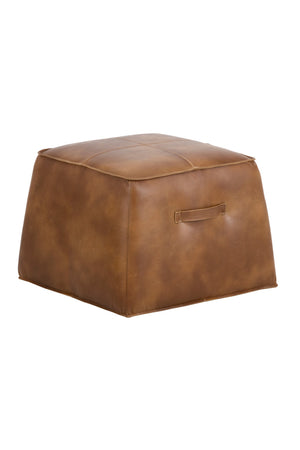 Leather Inspired Cube Ottoman | Splendido Aspen | Oroa.com