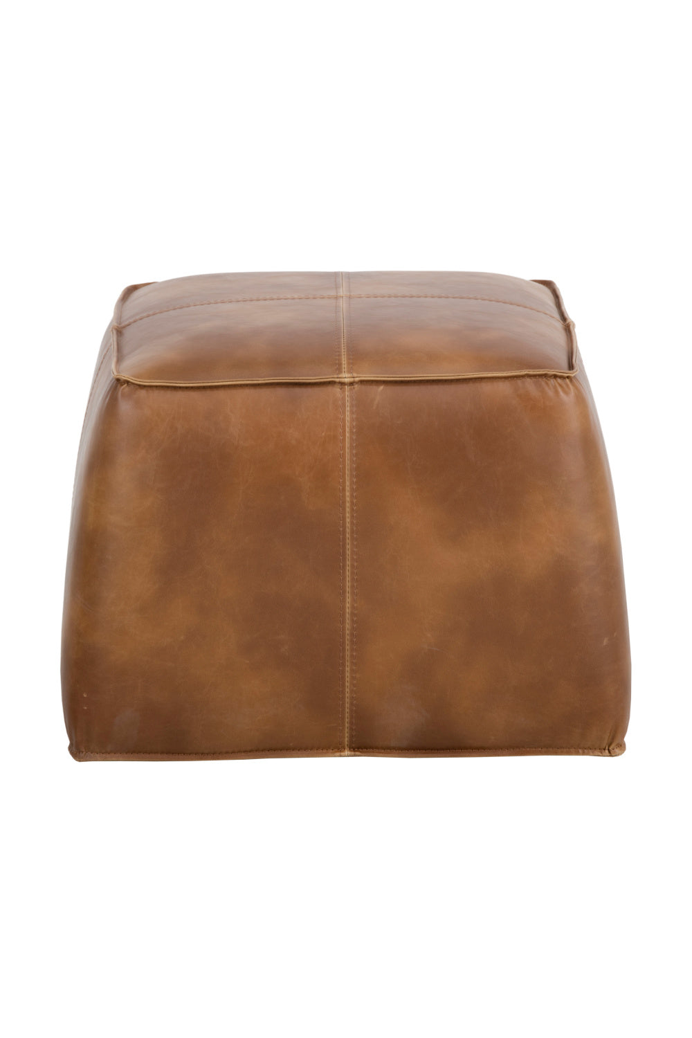 Leather Inspired Cube Ottoman | Splendido Aspen | Oroa.com