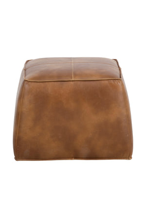 Leather Inspired Cube Ottoman | Splendido Aspen | Oroa.com